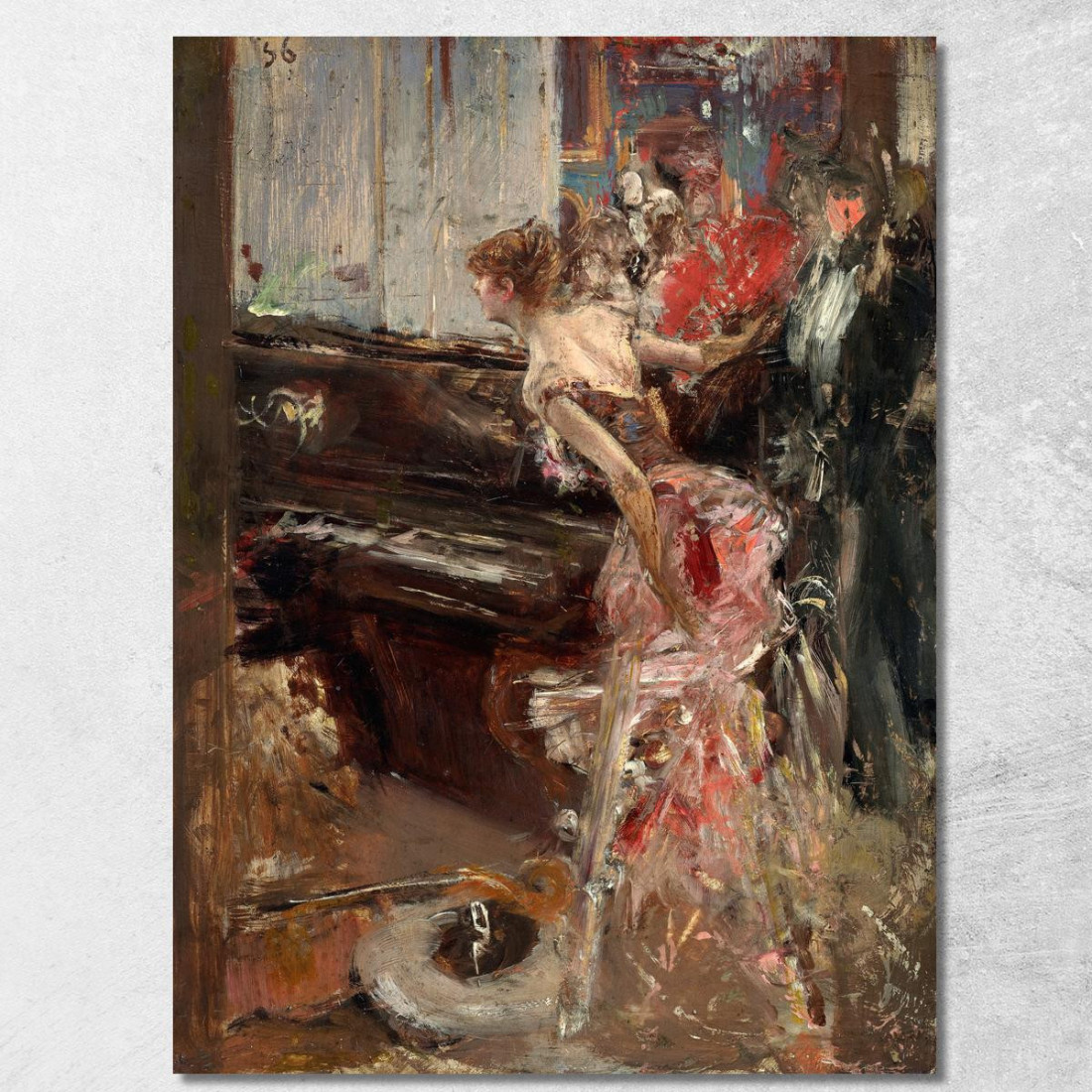 Considerando Giovanni Boldini gbd73 quadro stampato su tela Considerando Giovanni Boldini gbd73 quadro stampato su tela