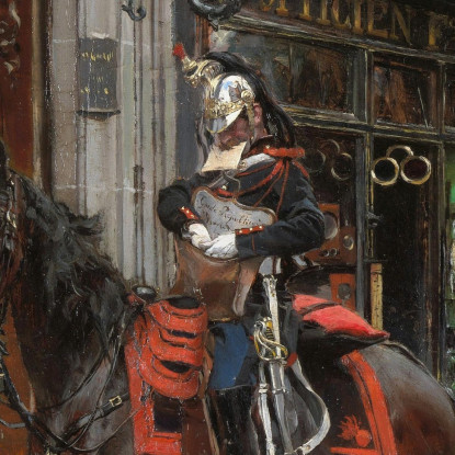 Il Portatore Di Spedizioni Giovanni Boldini gbd84 quadro stampato su tela