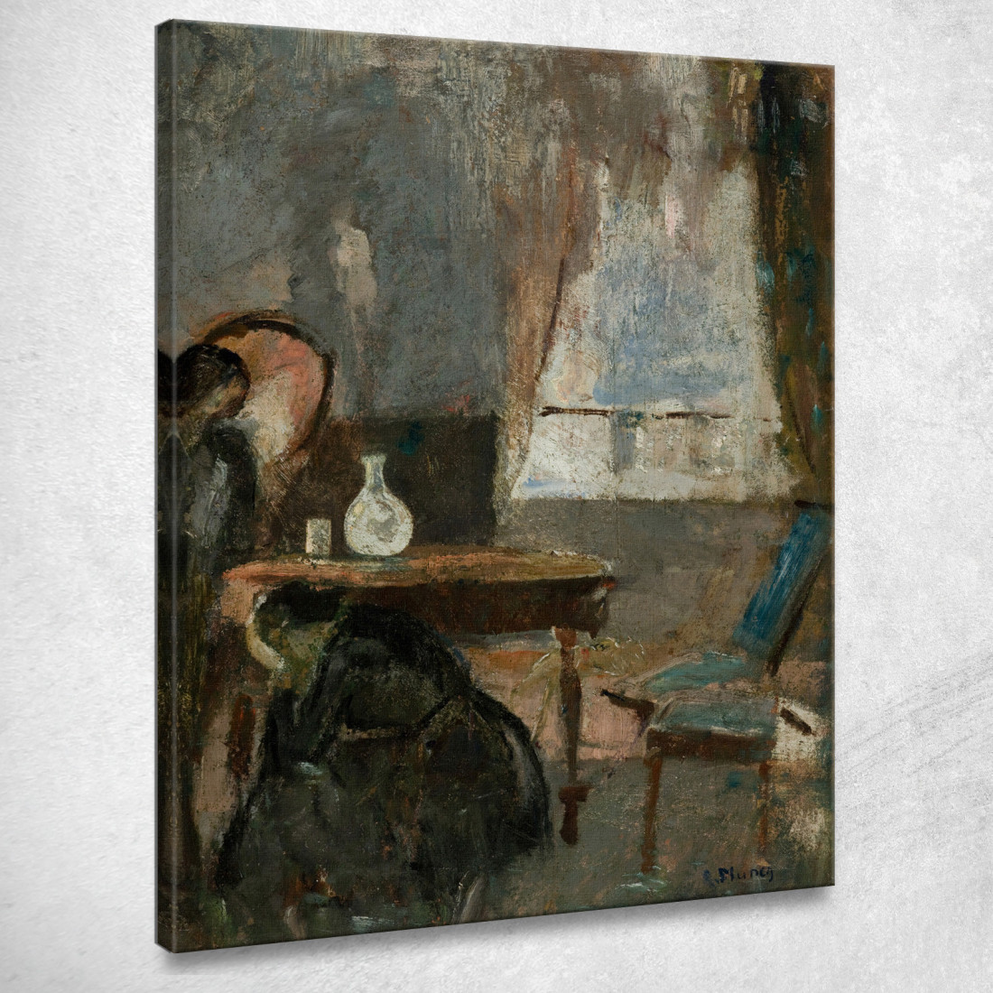 La Stanza D'Ospedale Edvard Munch em330 quadro stampato su tela La Stanza D'Ospedale Edvard Munch em330 quadro stampato su tela
