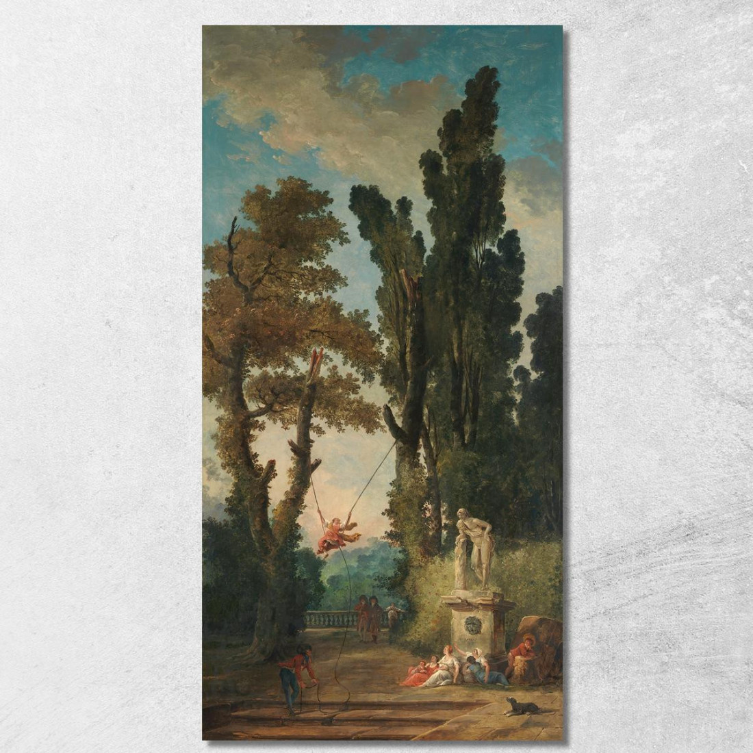 L'Altalena Hubert Robert hrb116 quadro stampato su tela L'Altalena Hubert Robert hrb116 quadro stampato su tela