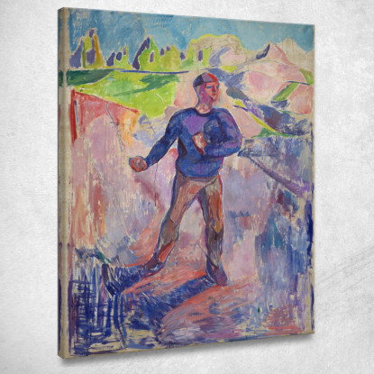 Il Seminatore Edvard Munch em347 quadro stampato su tela