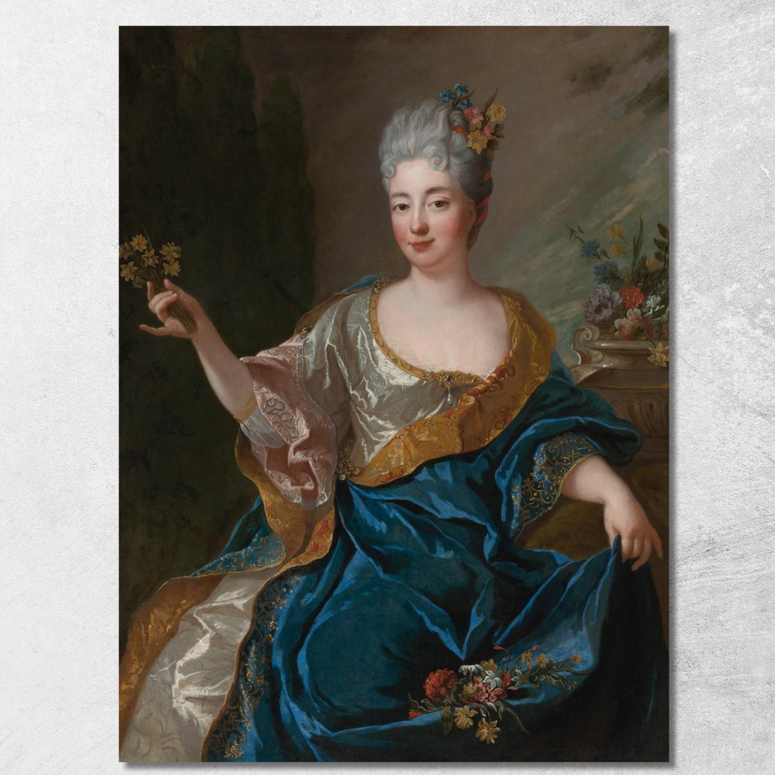 Ritratto Di Una Signora Jean-François de Troy jft20 quadro stampato su tela Ritratto Di Una Signora Jean-François de Troy jft20 quadro stampato su tela