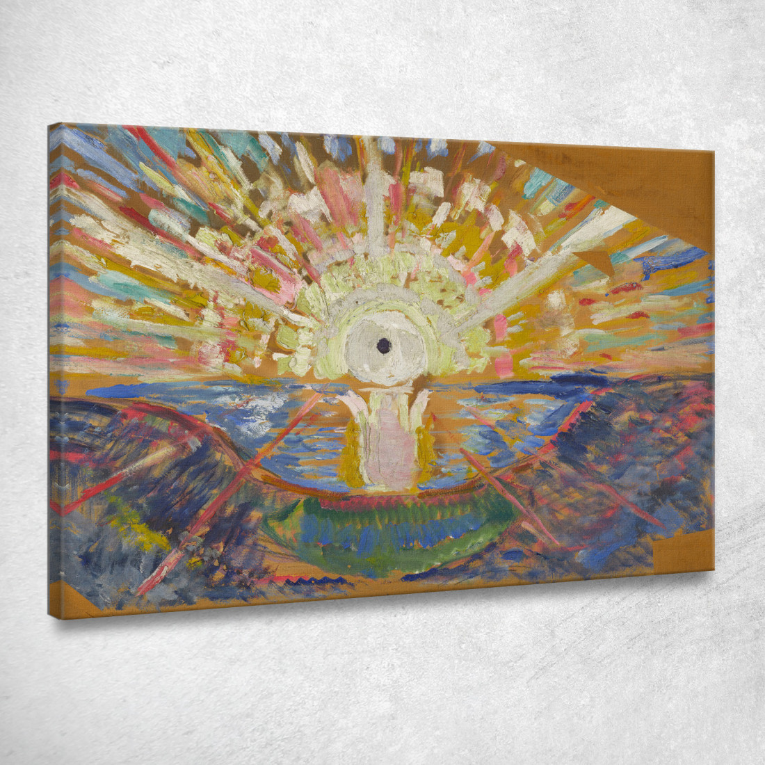 Il Sole Edvard Munch em351 quadro stampato su tela Il Sole Edvard Munch em351 quadro stampato su tela