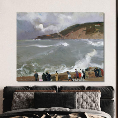 Frangiflutti San Sebastian Joaquín Sorolla jsr11 quadro stampato su tela