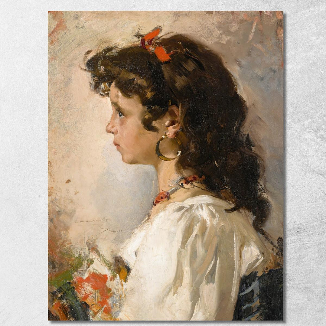 Capo Italiano Joaquín Sorolla jsr14 quadro stampato su tela Capo Italiano Joaquín Sorolla jsr14 quadro stampato su tela