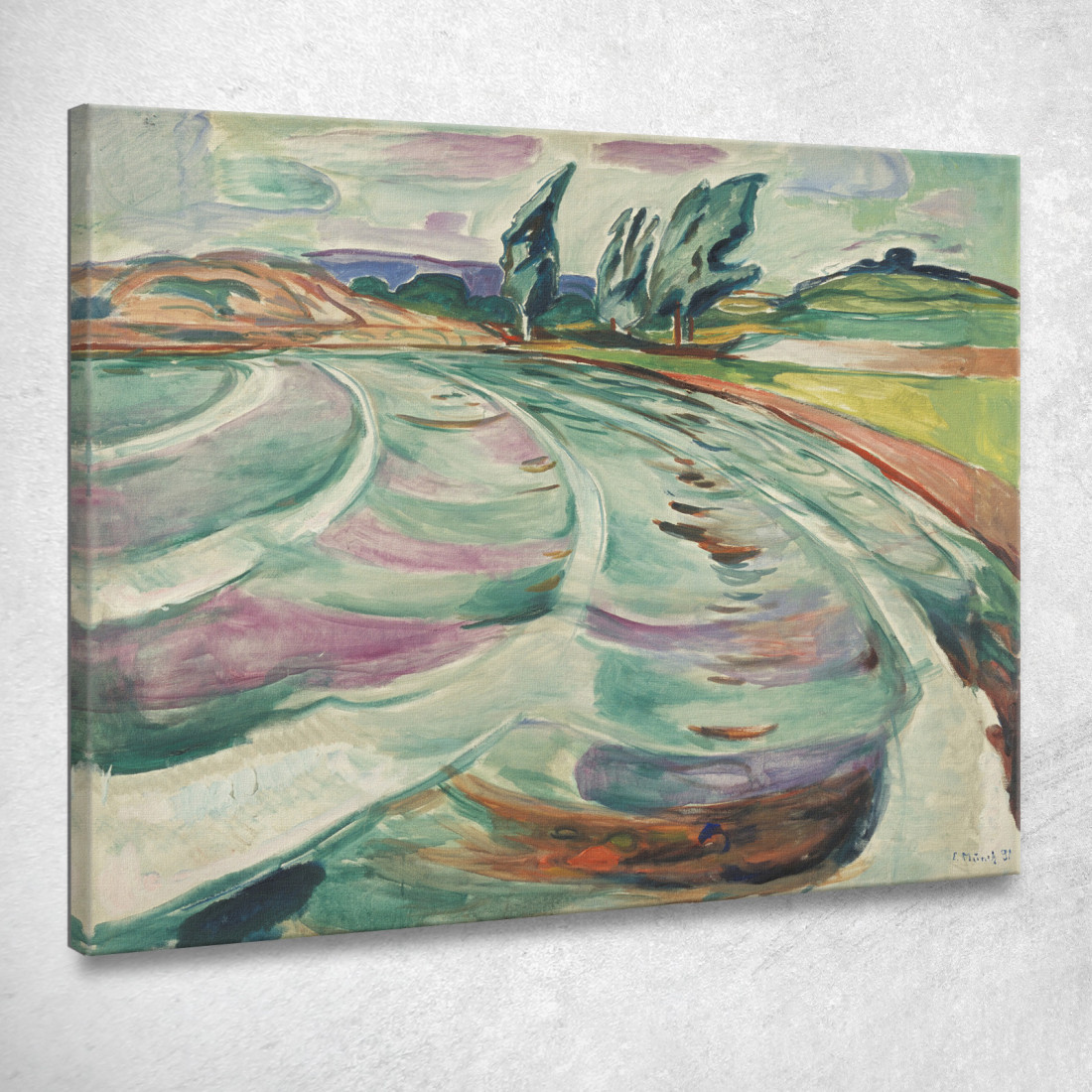 L'Onda Edvard Munch em358 quadro stampato su tela L'Onda Edvard Munch em358 quadro stampato su tela