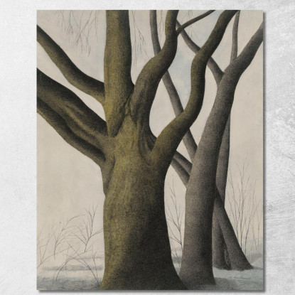 Grande Albero Léon Spilliaert lsp13 quadro stampato su tela