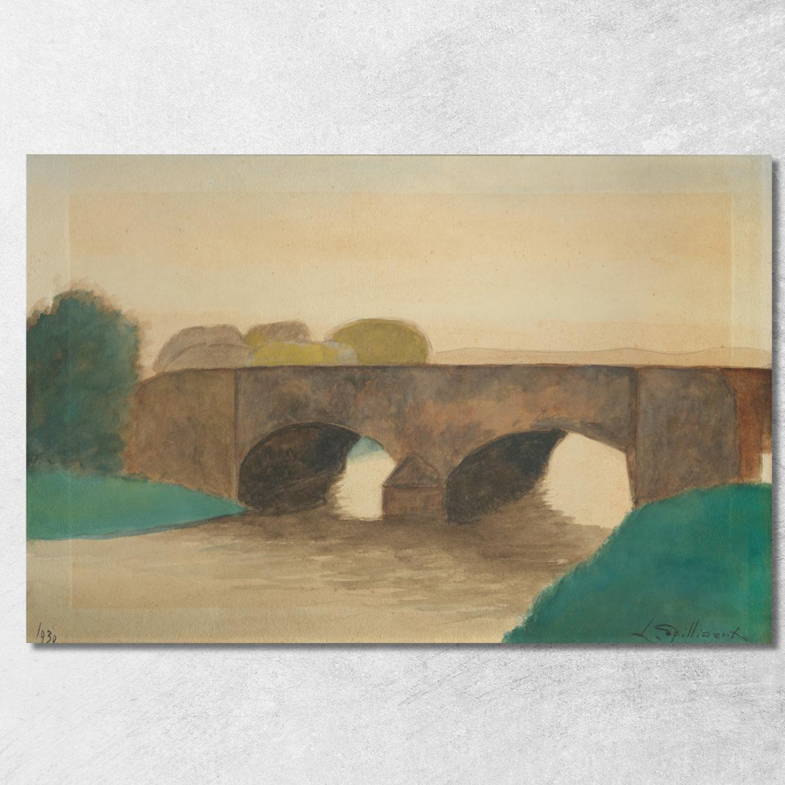 Utilizzo Léon Spilliaert lsp21 quadro stampato su tela