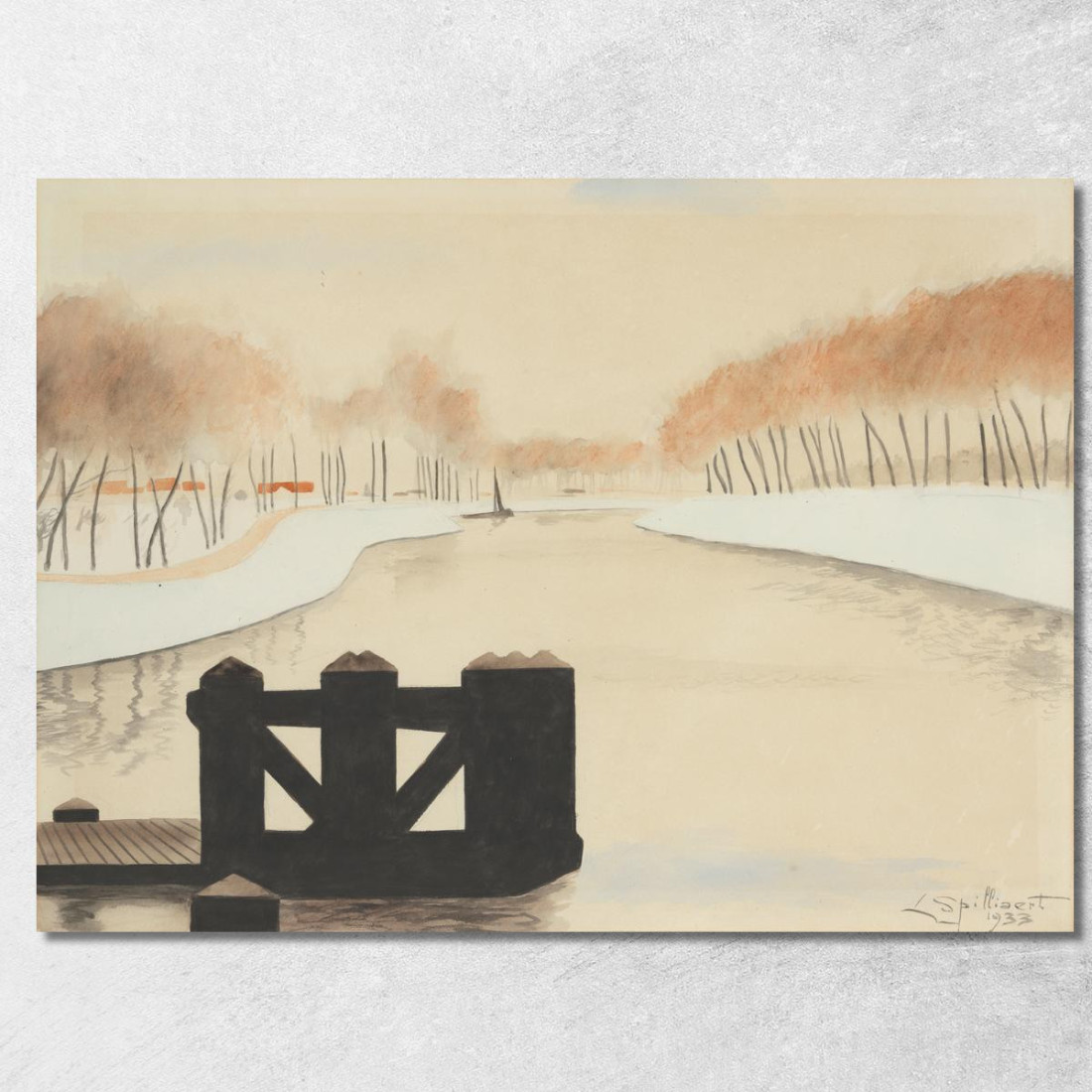 Il Torrente Keignaert A Zandvoorde Léon Spilliaert lsp29 quadro stampato su tela Il Torrente Keignaert A Zandvoorde Léon Spilliaert lsp29 quadro stampato su tela