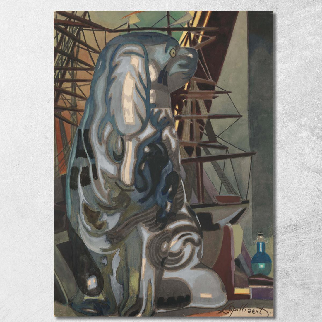 Il Cane Di Porcellana Léon Spilliaert lsp30 quadro stampato su tela Il Cane Di Porcellana Léon Spilliaert lsp30 quadro stampato su tela
