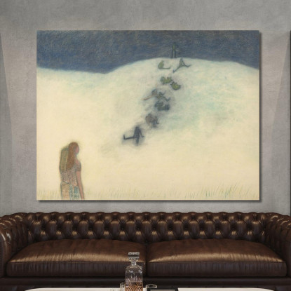 Bambini Sulla Duna Léon Spilliaert lsp58 quadro stampato su tela