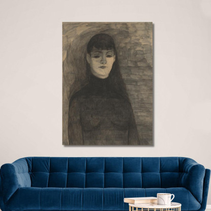 Malinconia Léon Spilliaert lsp84 quadro stampato su tela