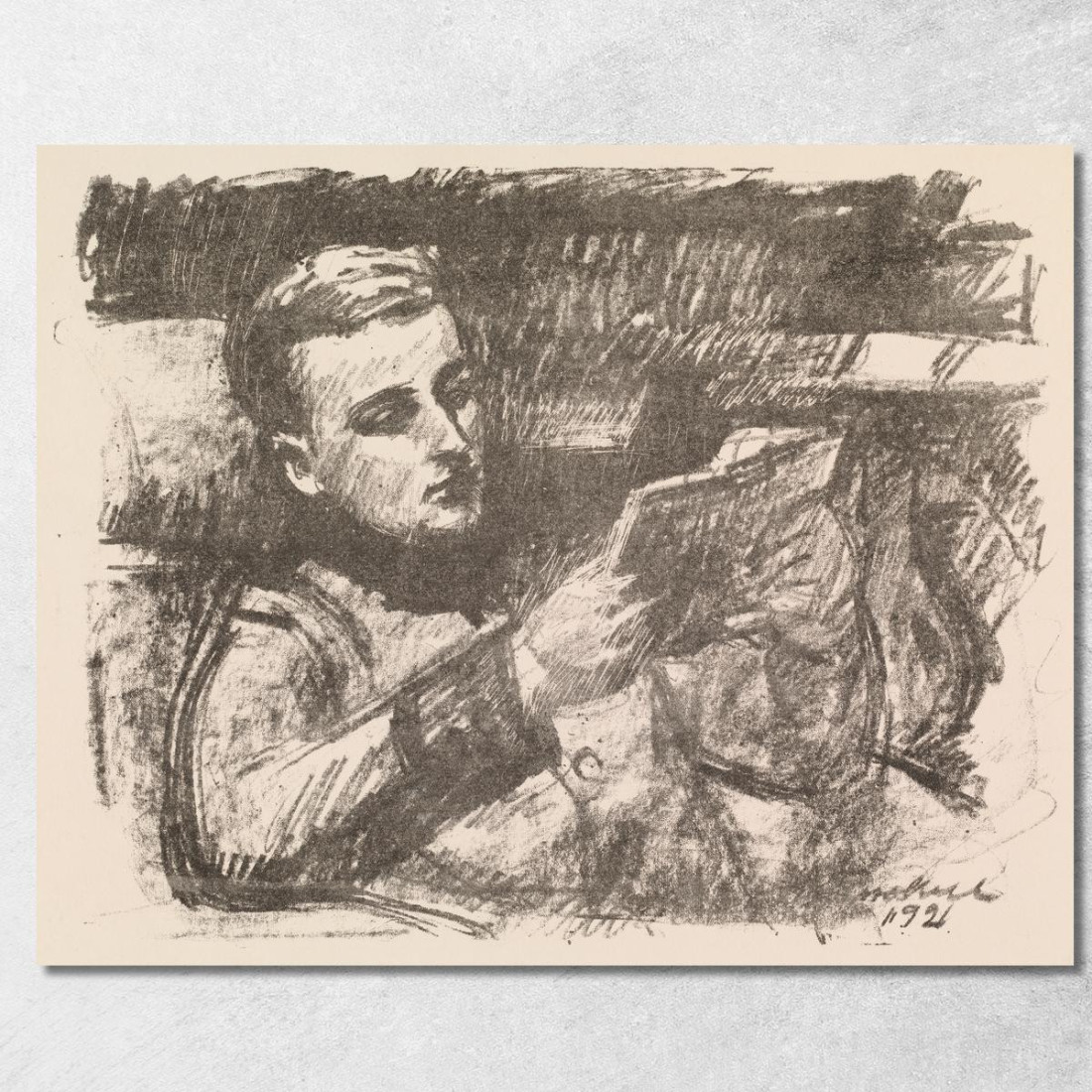 Ragazzo Che Legge Jorgen Enckell Magnus Enckell mek10 quadro stampato su tela Ragazzo Che Legge Jorgen Enckell Magnus Enckell mek10 quadro stampato su tela