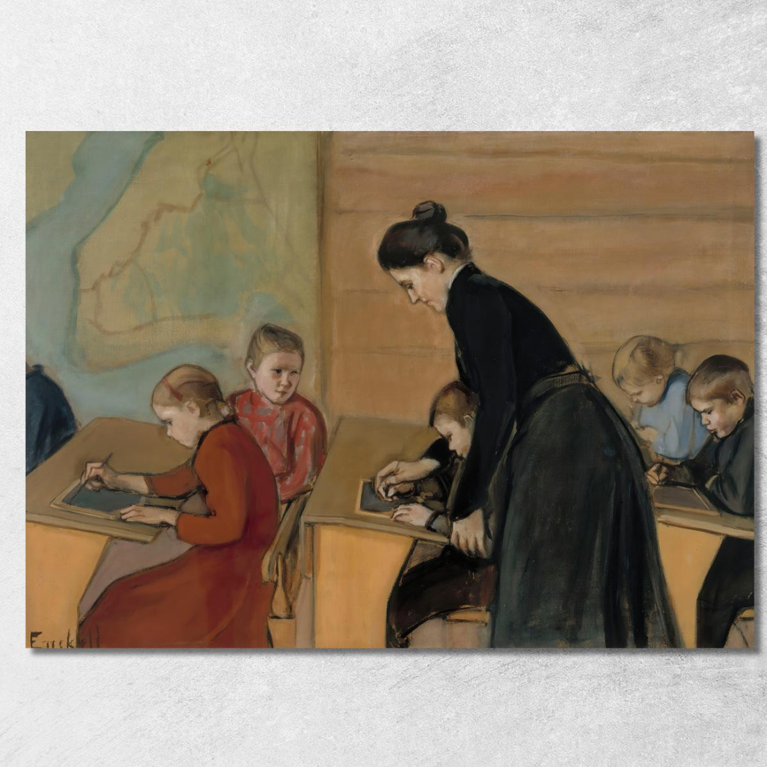 Scuola Elementare Magnus Enckell mek15 quadro stampato su tela Scuola Elementare Magnus Enckell mek15 quadro stampato su tela