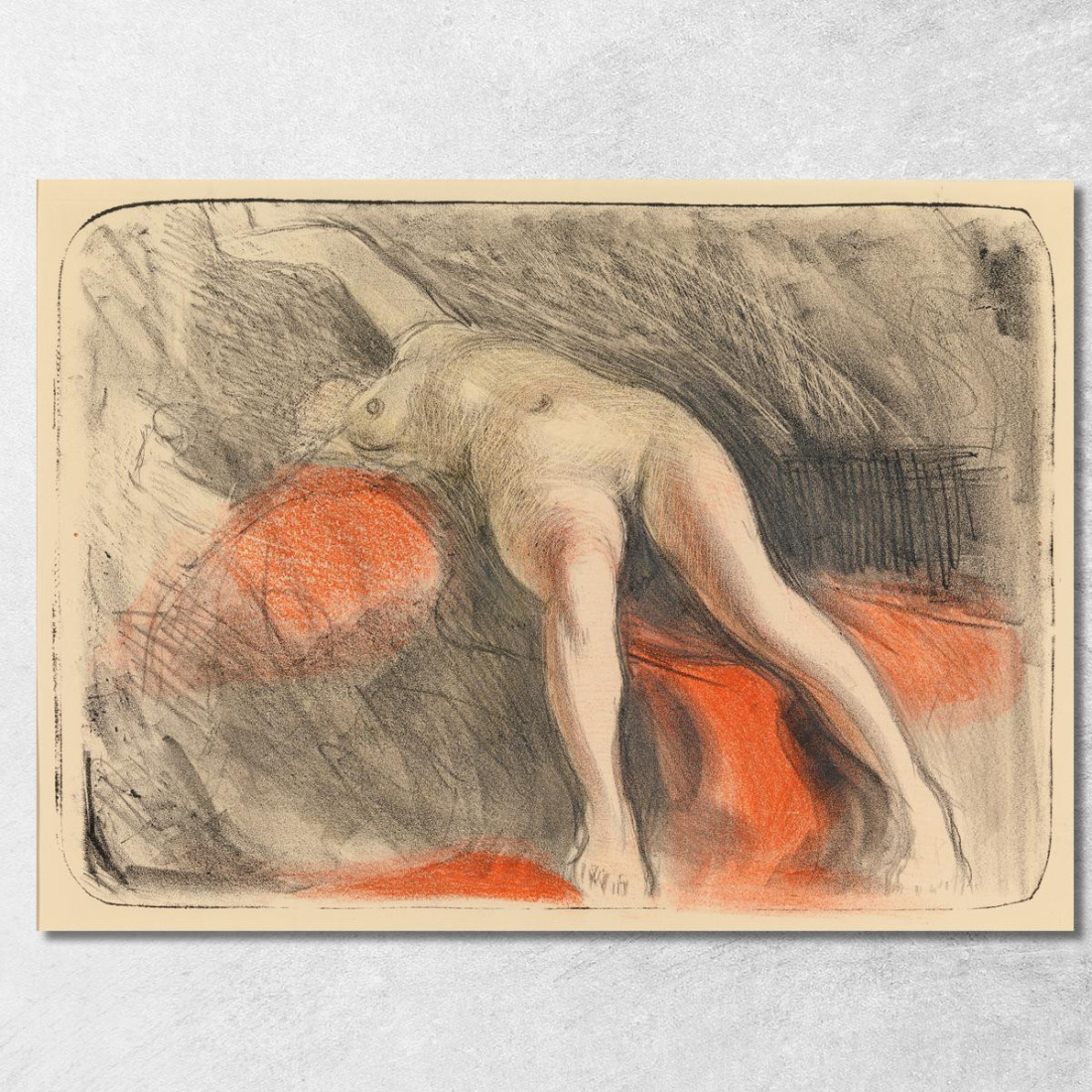 Nudo Sdraiato Magnus Enckell mek61 quadro stampato su tela Nudo Sdraiato Magnus Enckell mek61 quadro stampato su tela