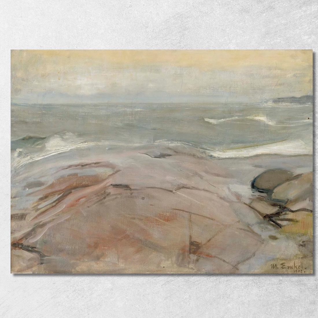 Paesaggio Balneare Dall'Isola Di Suursaari Magnus Enckell mek65 quadro stampato su tela Paesaggio Balneare Dall'Isola Di Suursaari Magnus Enckell mek65 quadro stampato su tela