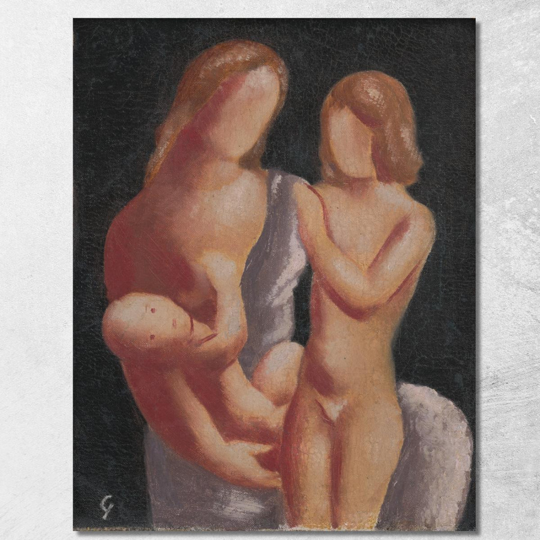Famiglia Mikuláš Galanda mgl30 quadro stampato su tela Famiglia Mikuláš Galanda mgl30 quadro stampato su tela