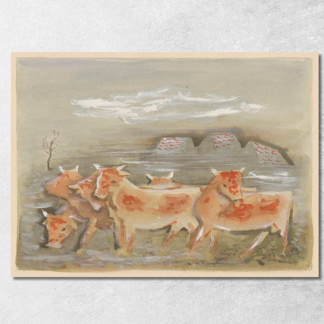 Animali Irrequieti Mikuláš Galanda mgl94 quadro stampato su tela Animali Irrequieti Mikuláš Galanda mgl94 quadro stampato su tela