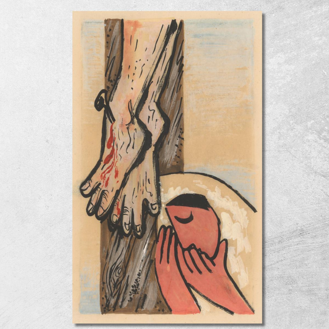 Sotto La Croce Mikuláš Galanda mgl128 quadro stampato su tela Sotto La Croce Mikuláš Galanda mgl128 quadro stampato su tela