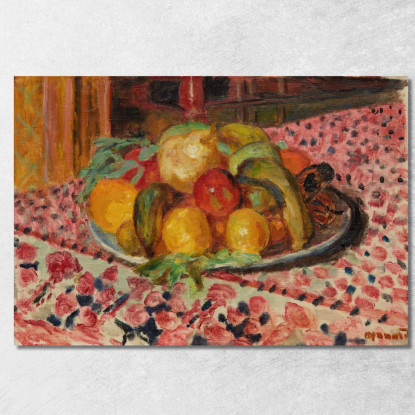 Piatto Di Frutta Pierre Bonnard pbn2 quadro stampato su tela