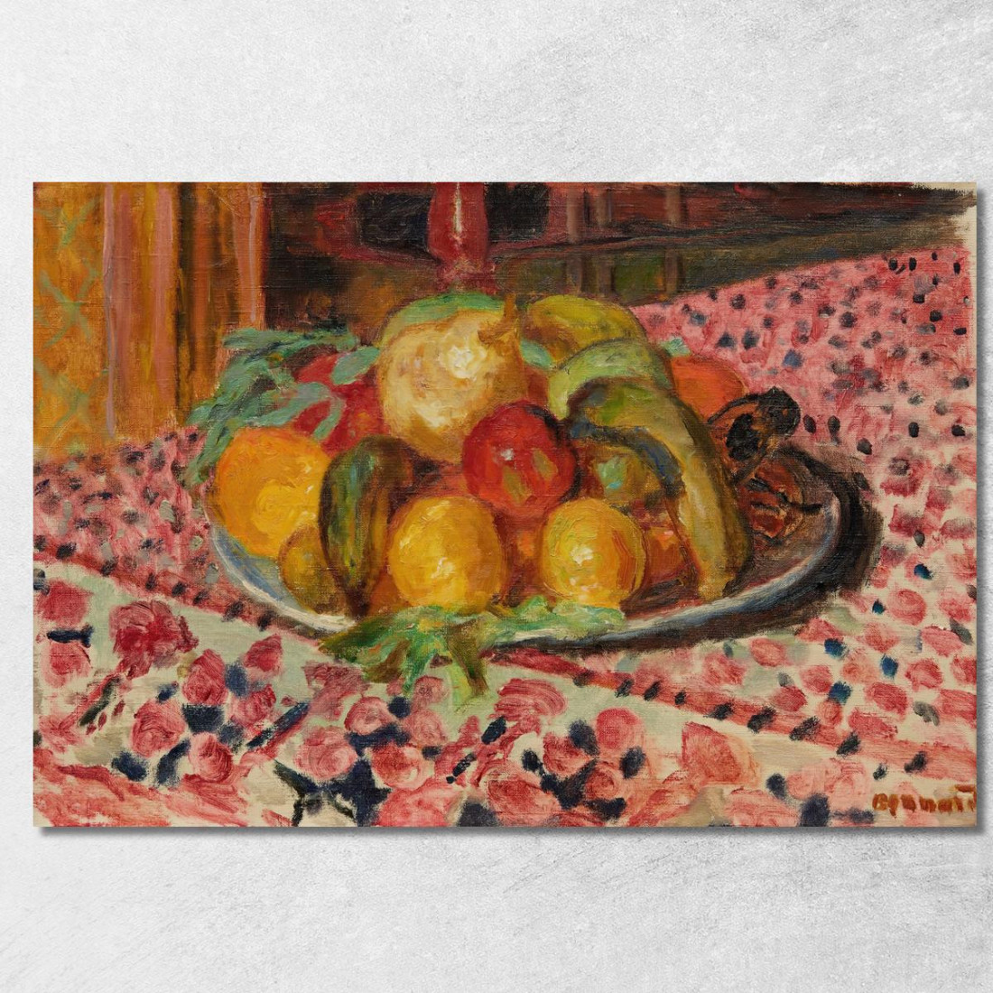 Piatto Di Frutta Pierre Bonnard pbn2 quadro stampato su tela Piatto Di Frutta Pierre Bonnard pbn2 quadro stampato su tela