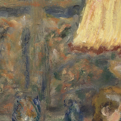 Serata Sotto Le Lampade Pierre Bonnard pbn10 quadro stampato su tela