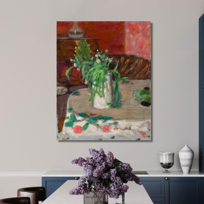 Fiori E Caraffa Pierre Bonnard pbn14 quadro stampato su tela