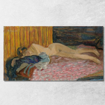 Il Divano Rosa Pierre Bonnard pbn28 quadro stampato su tela