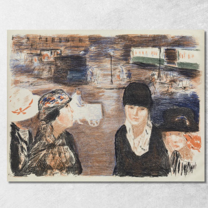 Luogo Clichy Pierre Bonnard pbn55 quadro stampato su tela