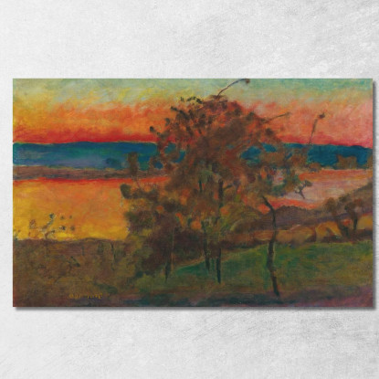 Sole Al Tramonto Pierre Bonnard pbn65 quadro stampato su tela