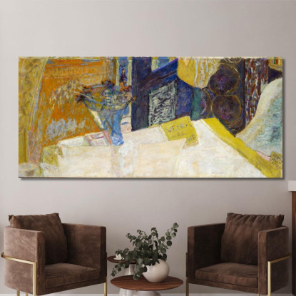 Natura Morta Con Mazzo Di Fiori Venere Di Cirene Pierre Bonnard pbn68 quadro stampato su tela