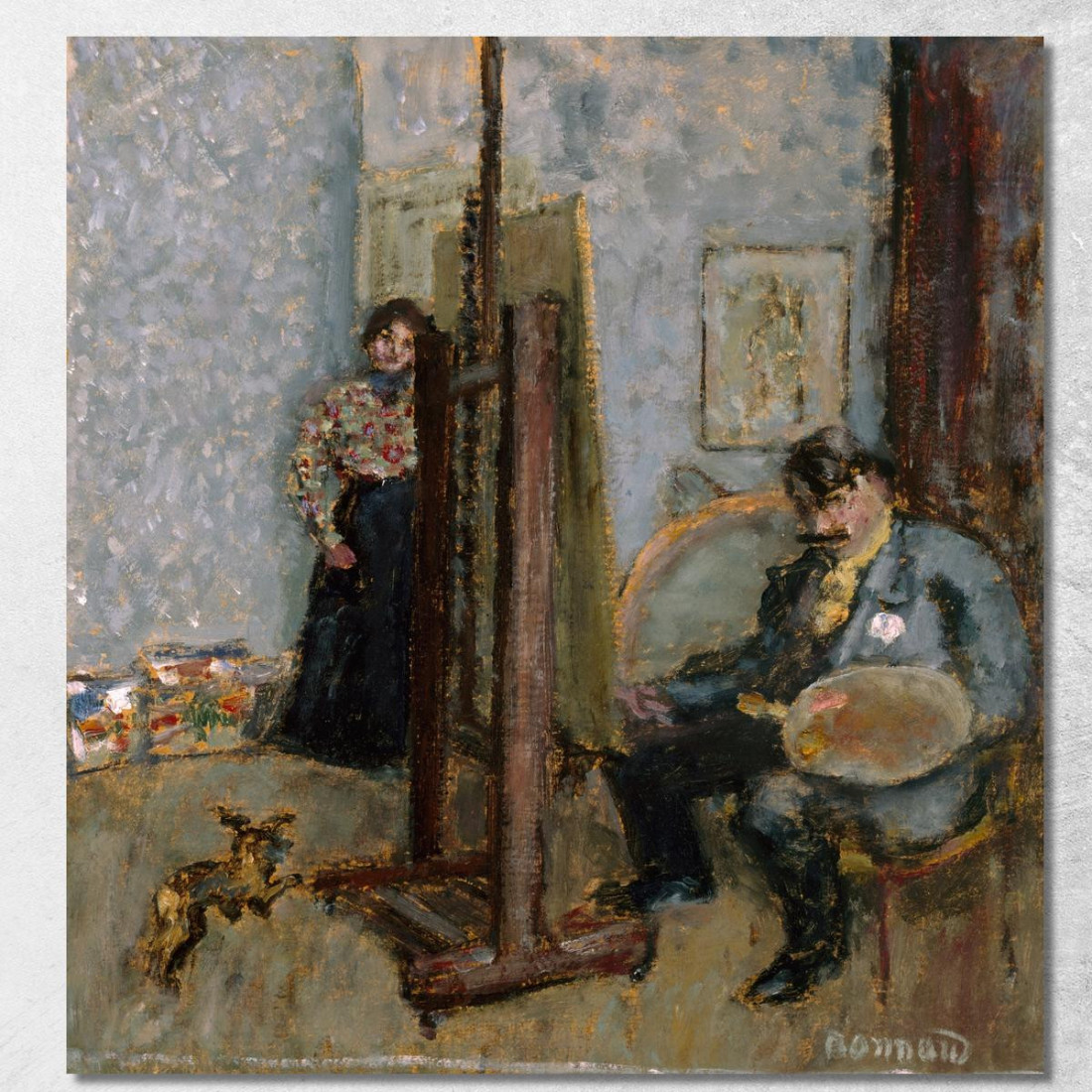 Lo Studio Del Pittore Pierre Bonnard pbn72 quadro stampato su tela Lo Studio Del Pittore Pierre Bonnard pbn72 quadro stampato su tela