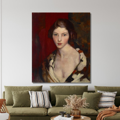 Elena Robert Henri rhn26 quadro stampato su tela