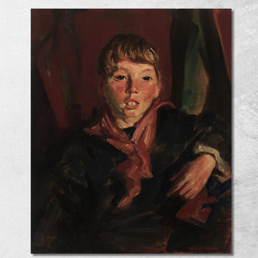 Sabbioso Robert Henri rhn58 quadro stampato su tela Sabbioso Robert Henri rhn58 quadro stampato su tela