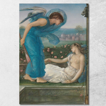 Amore E Psiche Sir Edward Coley Burne-Jones ecb9 quadro stampato su tela