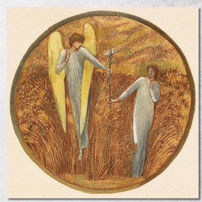 Fiore Di Dio Sir Edward Coley Burne-Jones ecb18 quadro stampato su tela