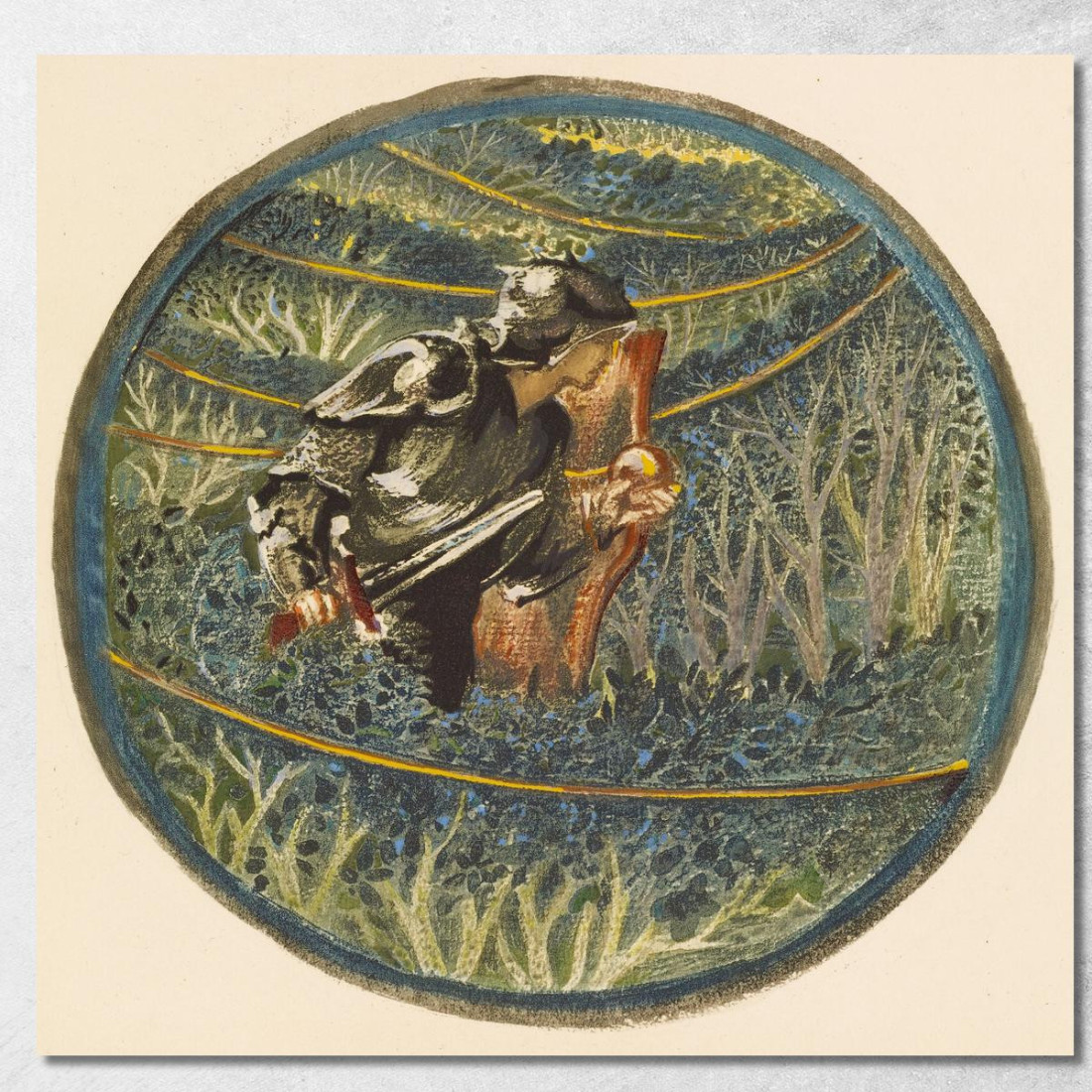 Filo D'Oro Sir Edward Coley Burne-Jones ecb23 quadro stampato su tela Filo D'Oro Sir Edward Coley Burne-Jones ecb23 quadro stampato su tela