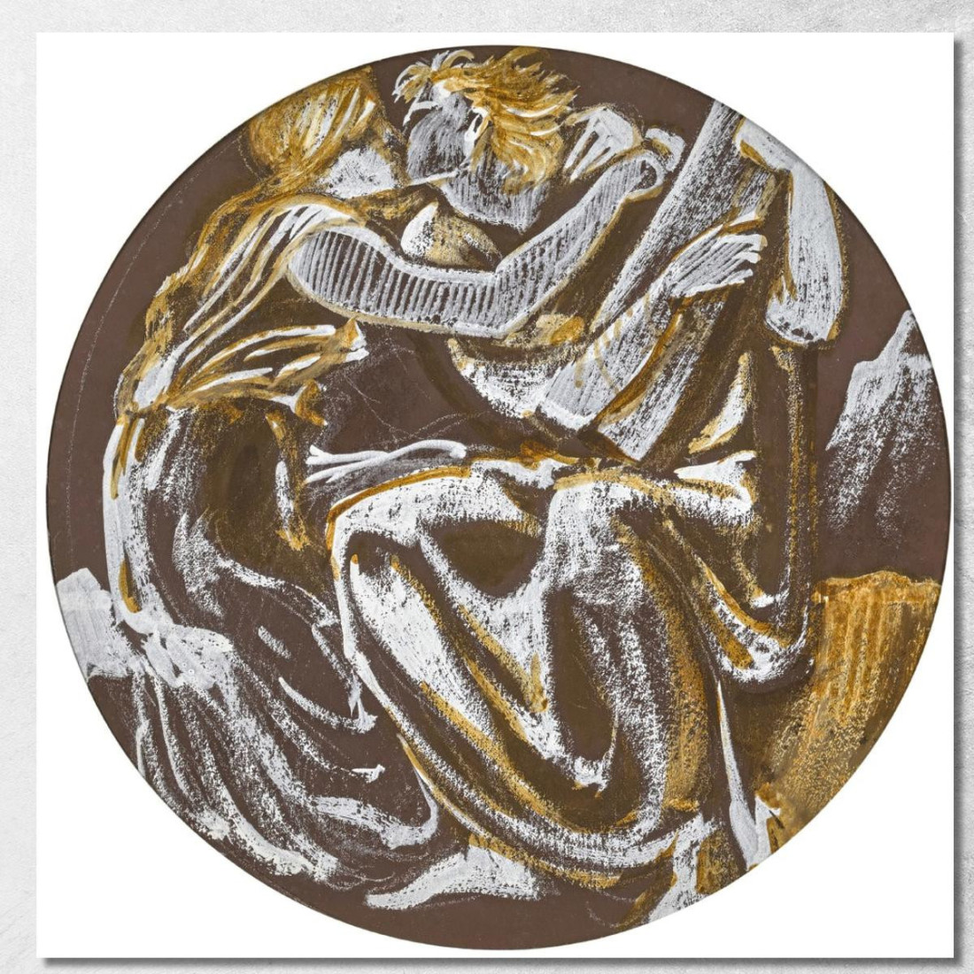 Orfeo Ed Euridice Riuniti Sir Edward Coley Burne-Jones ecb44 quadro stampato su tela Orfeo Ed Euridice Riuniti Sir Edward Coley Burne-Jones ecb44 quadro stampato su tela