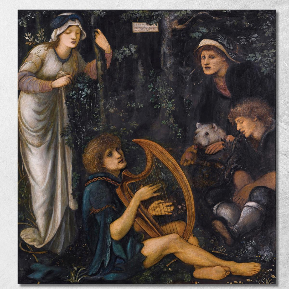La Follia Di Sir Tristram Sir Edward Coley Burne-Jones ecb89 quadro stampato su tela La Follia Di Sir Tristram Sir Edward Coley Burne-Jones ecb89 quadro stampato su tela