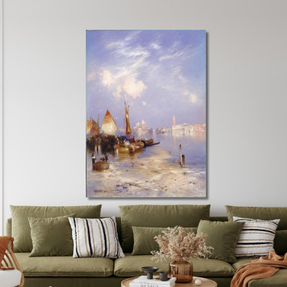 Una Vista Di Venezia Thomas Moran tmr6 quadro stampato su tela