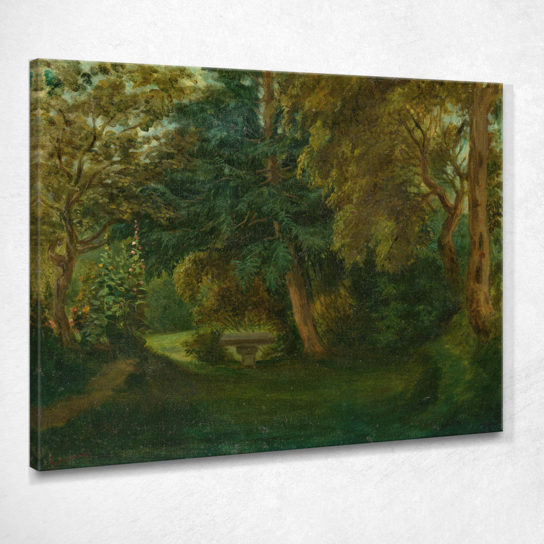 Il Giardino Di George Sand A Nohant Eugène Delacroix edx42 quadro stampato su tela Il Giardino Di George Sand A Nohant Eugène Delacroix edx42 quadro stampato su tela