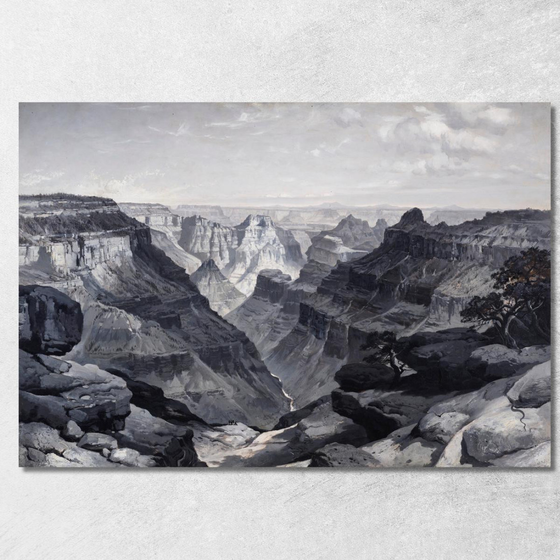 Il Transetto Thomas Moran tmr76 quadro stampato su tela Il Transetto Thomas Moran tmr76 quadro stampato su tela
