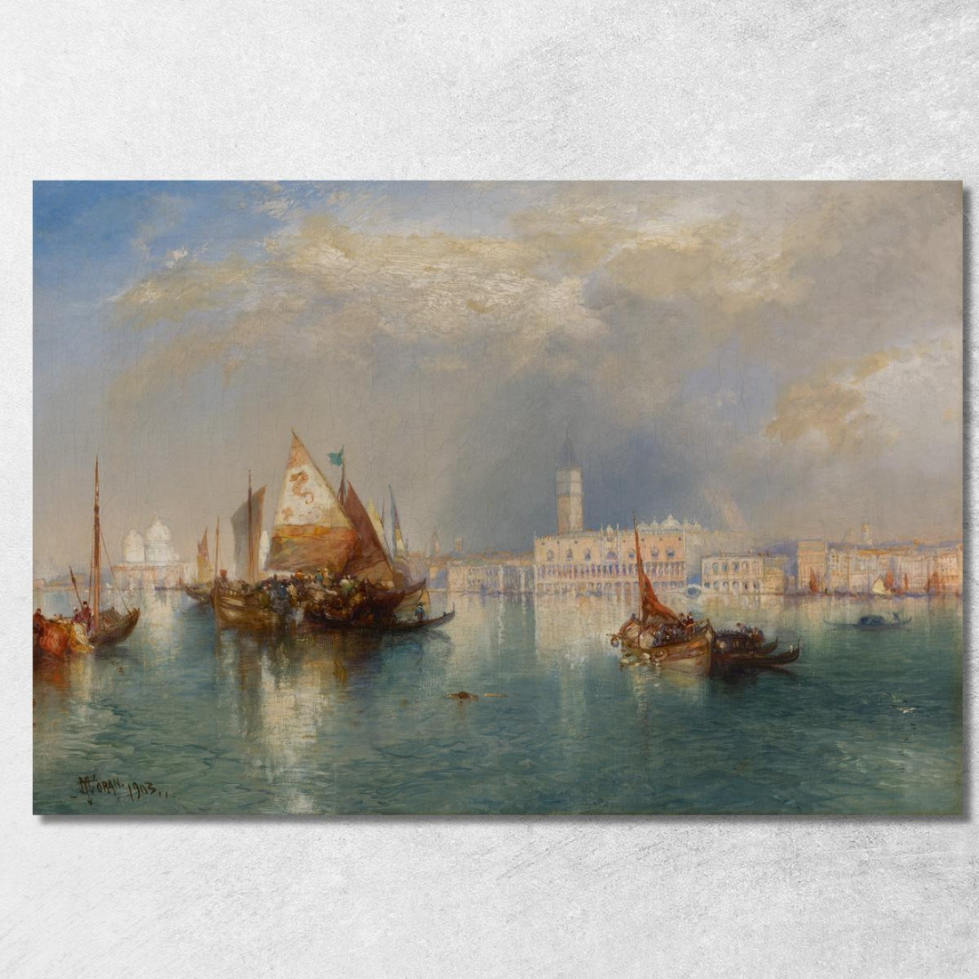 Venezia 2 Thomas Moran tmr88 quadro stampato su tela Venezia 2 Thomas Moran tmr88 quadro stampato su tela