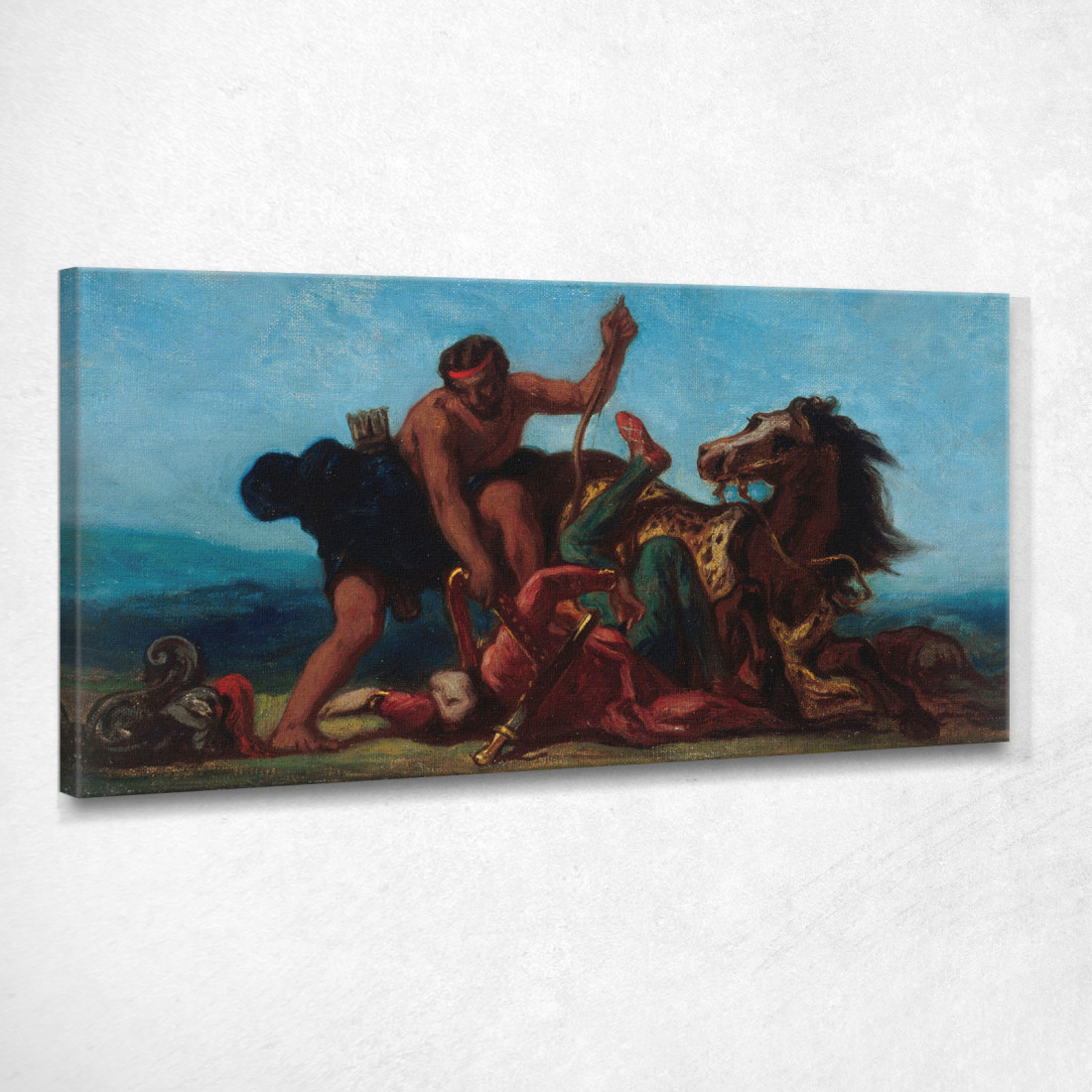 Ercole Conquistatore Di Ippolita Regina Delle Amazzoni Eugène Delacroix edx54 quadro stampato su tela Ercole Conquistatore Di Ippolita Regina Delle Amazzoni Eugène Delacroix edx54 quadro stampato su tela