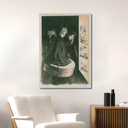 Disegno Originale Per I Maestri Dei Poster Théophile Alexandre Steinlen tas15 quadro stampato su tela