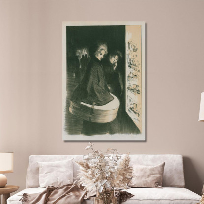 Disegno Originale Per I Maestri Dei Poster Théophile Alexandre Steinlen tas15 quadro stampato su tela