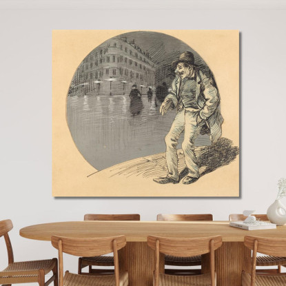 Innamorati Degli Amanti Théophile Alexandre Steinlen tas26 quadro stampato su tela