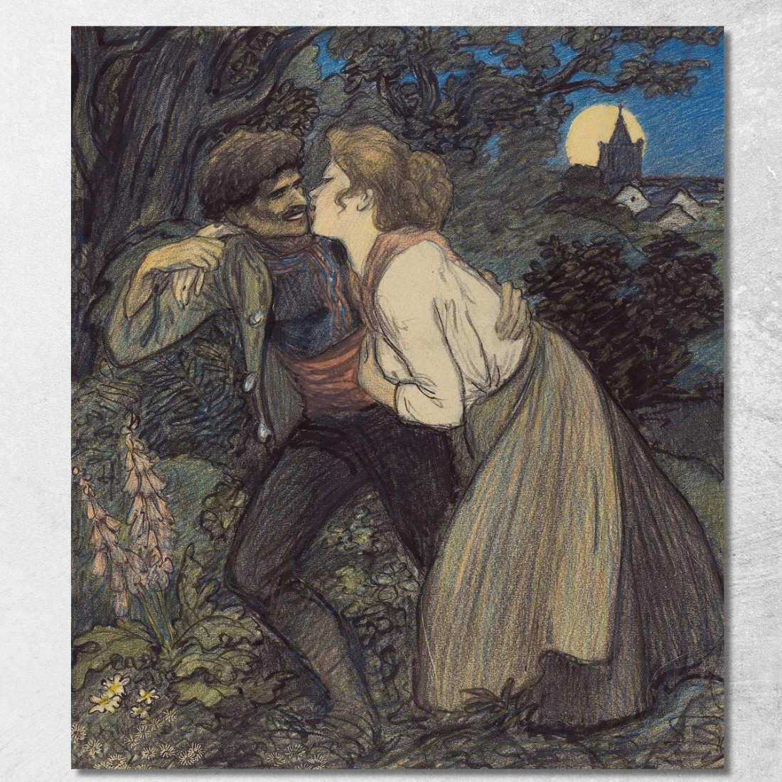 La Cagna Lupo 2 Théophile Alexandre Steinlen tas28 quadro stampato su tela La Cagna Lupo 2 Théophile Alexandre Steinlen tas28 quadro stampato su tela