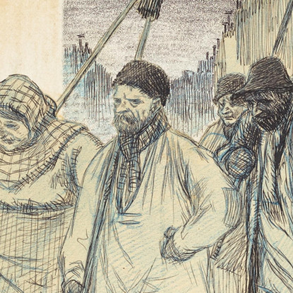 Spazzatrici Théophile Alexandre Steinlen tas48 quadro stampato su tela