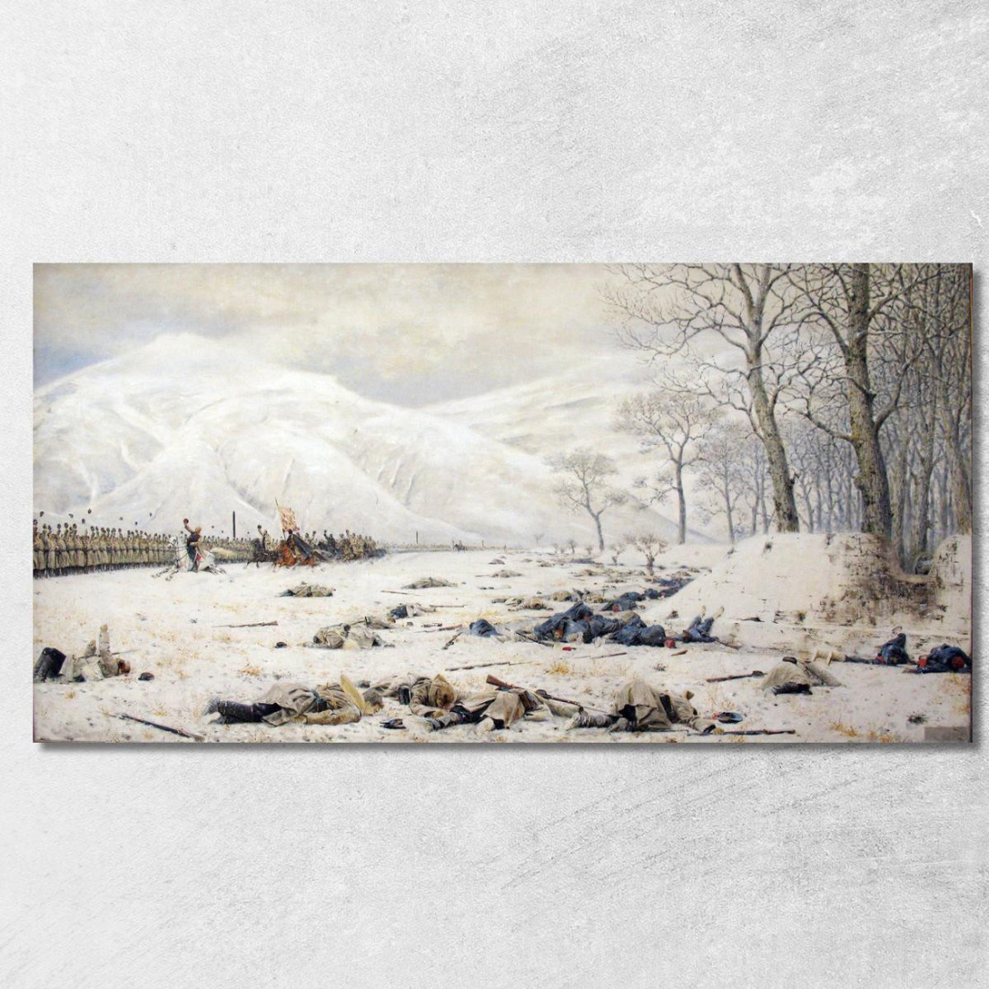 Campo Di Battaglia Di Shipka Vasily Vereshchagin vvr9 quadro stampato su tela Campo Di Battaglia Di Shipka Vasily Vereshchagin vvr9 quadro stampato su tela